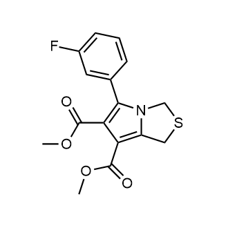 Dimethyl 5-(3-fluorophenyl)-1H,3H-pyrrolo[1,2-c]thiazole-6,7-dicarboxylate|CS-0543686