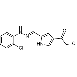 (E)-2-chloro-1-(5-((2-(2-chlorophenyl)hydrazono)methyl)-1H-pyrrol-3-yl)ethan-1-one|CS-0544180