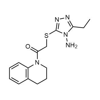 2-((4-Amino-5-ethyl-4H-1,2,4-triazol-3-yl)thio)-1-(3,4-dihydroquinolin-1(2H)-yl)ethan-1-one|CS-0544206