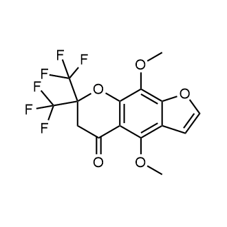 4,9-Dimethoxy-7,7-bis(trifluoromethyl)-6,7-dihydro-5H-furo[3,2-g]chromen-5-one|CS-0544219