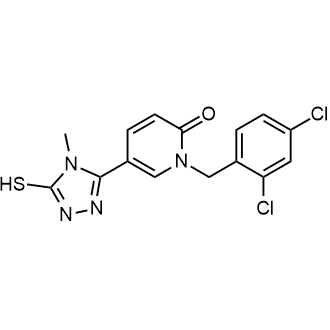 1-(2,4-Dichlorobenzyl)-5-(5-mercapto-4-methyl-4H-1,2,4-triazol-3-yl)pyridin-2(1H)-one|CS-0544231