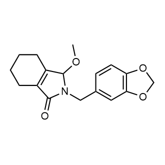 2-(Benzo[d][1,3]dioxol-5-ylmethyl)-3-methoxy-2,3,4,5,6,7-hexahydro-1H-isoindol-1-one|CS-0544241