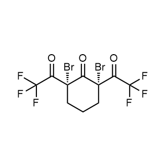 1,1'-((1R,3S)-1,3-dibromo-2-oxocyclohexane-1,3-diyl)bis(2,2,2-trifluoroethan-1-one)|CS-0544276