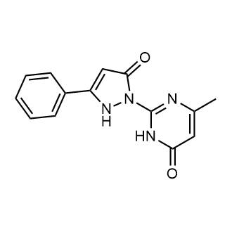 6-Methyl-2-(5-oxo-3-phenyl-2,5-dihydro-1H-pyrazol-1-yl)pyrimidin-4(3H)-one|CS-0544320