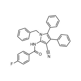 N-(1-benzyl-3-cyano-4,5-diphenyl-1H-pyrrol-2-yl)-4-fluorobenzamide|CS-0544342