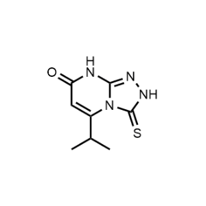 5-Isopropyl-3-thioxo-2,8-dihydro-[1,2,4]triazolo[4,3-a]pyrimidin-7(3H)-one|CS-0544347