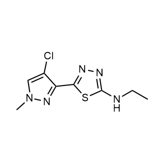5-(4-Chloro-1-methyl-1H-pyrazol-3-yl)-N-ethyl-1,3,4-thiadiazol-2-amine|CS-0544401