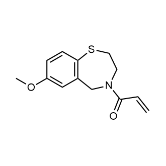 1-(7-Methoxy-2,3-dihydrobenzo[f][1,4]thiazepin-4(5H)-yl)prop-2-en-1-one|CS-0544432
