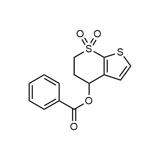 7,7-Dioxido-5,6-dihydro-4H-thieno[2,3-b]thiopyran-4-yl benzoate|CS-0544441