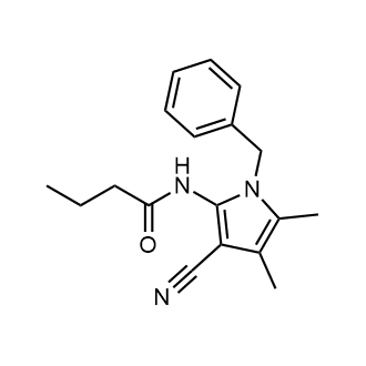 N-(1-benzyl-3-cyano-4,5-dimethyl-1H-pyrrol-2-yl)butyramide|CS-0544502