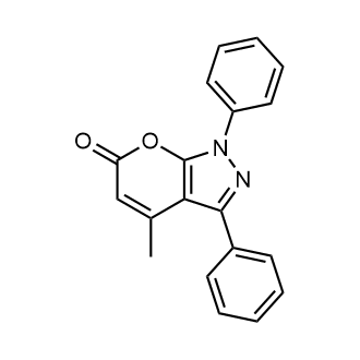 4-Methyl-1,3-diphenylpyrano[2,3-c]pyrazol-6(1H)-one|CS-0544720