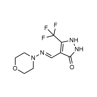 (E)-4-((morpholinoimino)methyl)-5-(trifluoromethyl)-1,2-dihydro-3H-pyrazol-3-one|CS-0544964
