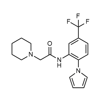 N-(2-(1H-pyrrol-1-yl)-5-(trifluoromethyl)phenyl)-2-(piperidin-1-yl)acetamide|CS-0545117