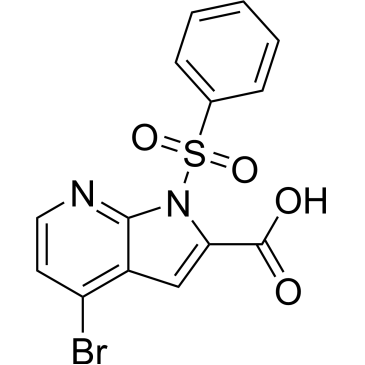 4-Bromo-1-(phenylsulfonyl)-1H-pyrrolo[2,3-b]pyridine-2-carboxylic acid|CS-0545135