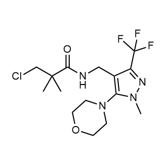3-Chloro-2,2-dimethyl-N-((1-methyl-5-morpholino-3-(trifluoromethyl)-1H-pyrazol-4-yl)methyl)propanamide|CS-0545244
