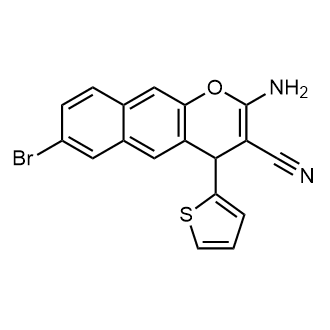 2-Amino-7-bromo-4-(thiophen-2-yl)-4H-benzo[g]chromene-3-carbonitrile|CS-0545312