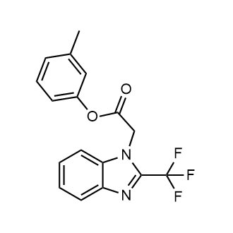 M-tolyl 2-(2-(trifluoromethyl)-1H-benzo[d]imidazol-1-yl)acetate|CS-0545438