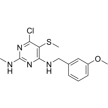 6-Chloro-N4-(3-methoxybenzyl)-N2-methyl-5-(methylthio)pyrimidine-2,4-diamine|CS-0545643