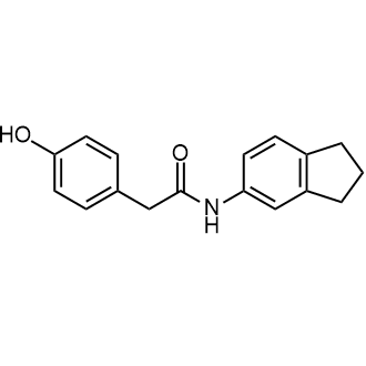 N-(2,3-dihydro-1H-inden-5-yl)-2-(4-hydroxyphenyl)acetamide|CS-0545745