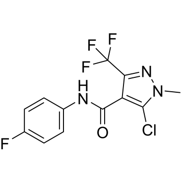 5-Chloro-N-(4-fluorophenyl)-1-methyl-3-(trifluoromethyl)-1H-pyrazole-4-carboxamide|CS-0545814