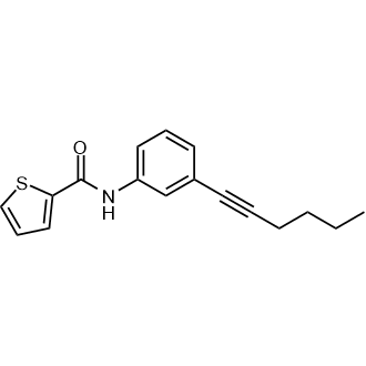 N-(3-(hex-1-yn-1-yl)phenyl)thiophene-2-carboxamide|CS-0545888