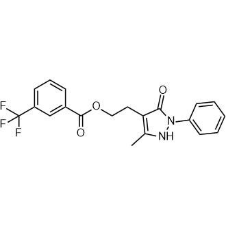 2-(5-Methyl-3-oxo-2-phenyl-2,3-dihydro-1H-pyrazol-4-yl)ethyl 3-(trifluoromethyl)benzoate|CS-0545987