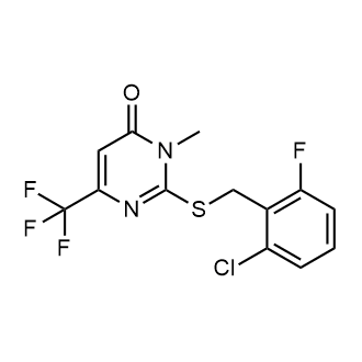 2-((2-Chloro-6-fluorobenzyl)thio)-3-methyl-6-(trifluoromethyl)pyrimidin-4(3H)-one|CS-0546056
