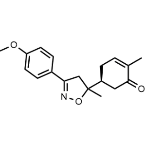 (5S)-5-(3-(4-methoxyphenyl)-5-methyl-4,5-dihydroisoxazol-5-yl)-2-methylcyclohex-2-en-1-one|CS-0546061