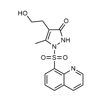 4-(2-Hydroxyethyl)-5-methyl-1-(quinolin-8-ylsulfonyl)-1,2-dihydro-3H-pyrazol-3-one|CS-0546111