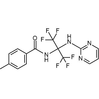 N-(1,1,1,3,3,3-hexafluoro-2-(pyrimidin-2-ylamino)propan-2-yl)-4-methylbenzamide|CS-0546205