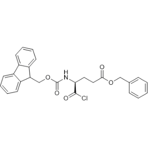 Benzyl (S)-4-((((9H-fluoren-9-yl)methoxy)carbonyl)amino)-5-chloro-5-oxopentanoate|CS-0546221