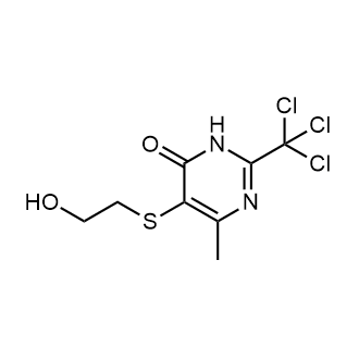 5-((2-Hydroxyethyl)thio)-6-methyl-2-(trichloromethyl)pyrimidin-4(3H)-one|CS-0546228