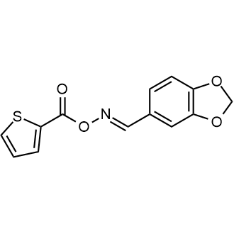 (E)-benzo[d][1,3]dioxole-5-carbaldehyde O-thiophene-2-carbonyl oxime|CS-0546244