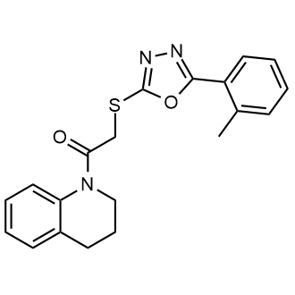 1-(3,4-Dihydroquinolin-1(2H)-yl)-2-((5-(o-tolyl)-1,3,4-oxadiazol-2-yl)thio)ethan-1-one|CS-0546301