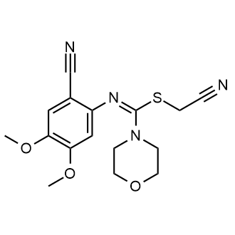 Cyanomethyl N-(2-cyano-4,5-dimethoxyphenyl)morpholine-4-carbimidothioate|CS-0546322