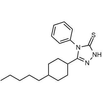 5-(4-Pentylcyclohexyl)-4-phenyl-2,4-dihydro-3H-1,2,4-triazole-3-thione|CS-0546418