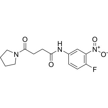 N-(4-fluoro-3-nitrophenyl)-4-oxo-4-(pyrrolidin-1-yl)butanamide|CS-0546487