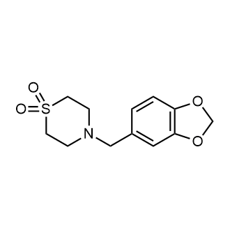 4-(Benzo[d][1,3]dioxol-5-ylmethyl)thiomorpholine 1,1-dioxide|CS-0546585