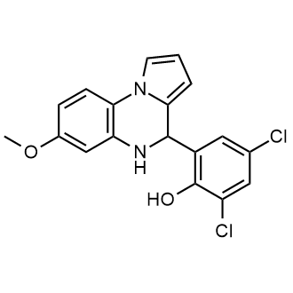 2,4-Dichloro-6-(7-methoxy-4,5-dihydropyrrolo[1,2-a]quinoxalin-4-yl)phenol|CS-0546622