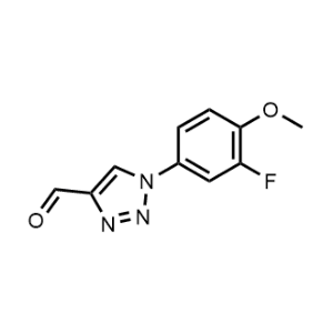 1-(3-Fluoro-4-methoxyphenyl)-1H-1,2,3-triazole-4-carbaldehyde|CS-0546643