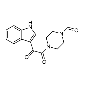 4-(2-(1H-indol-3-yl)-2-oxoacetyl)piperazine-1-carbaldehyde|CS-0546683