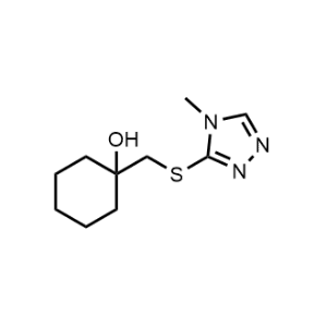 1-(((4-Methyl-4H-1,2,4-triazol-3-yl)thio)methyl)cyclohexan-1-ol|CS-0546759