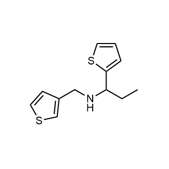 1-(Thiophen-2-yl)-N-(thiophen-3-ylmethyl)propan-1-amine|CS-0546771