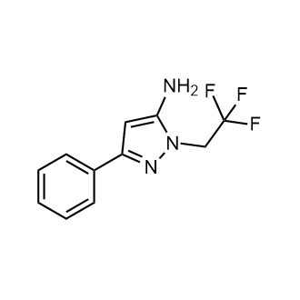 3-Phenyl-1-(2,2,2-trifluoroethyl)-1H-pyrazol-5-amine|CS-0547092