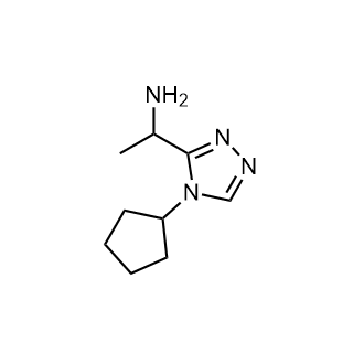 1-(4-Cyclopentyl-4H-1,2,4-triazol-3-yl)ethan-1-amine|CS-0547287