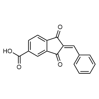 2-Benzylidene-1,3-dioxo-2,3-dihydro-1H-indene-5-carboxylic acid|CS-0547342