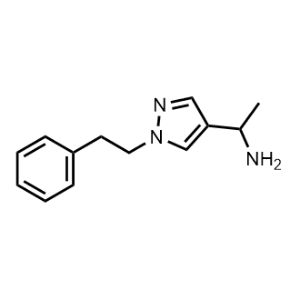 1-(1-Phenethyl-1H-pyrazol-4-yl)ethan-1-amine|CS-0547419