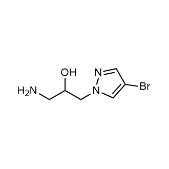1-Amino-3-(4-bromo-1H-pyrazol-1-yl)propan-2-ol|CS-0547487