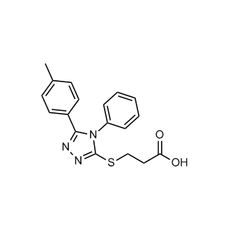 3-((4-Phenyl-5-(p-tolyl)-4H-1,2,4-triazol-3-yl)thio)propanoic acid|CS-0547589