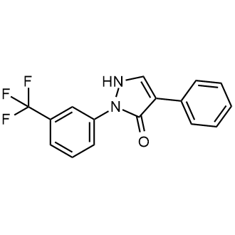 4-Phenyl-2-(3-(trifluoromethyl)phenyl)-1,2-dihydro-3H-pyrazol-3-one|CS-0547763